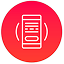 A cell phone icon. 