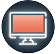 Computer Monitor Icon Computer Monitor Icon