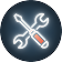 Wrench and Screwdriver Icon Wrench and Screwdriver Icon