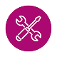 Screwdriver and wrench icon